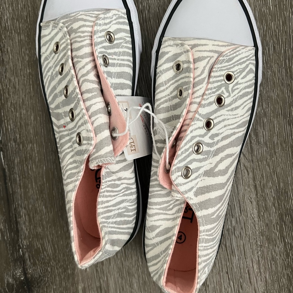 Stylish Zebra Print Kids Sneakers